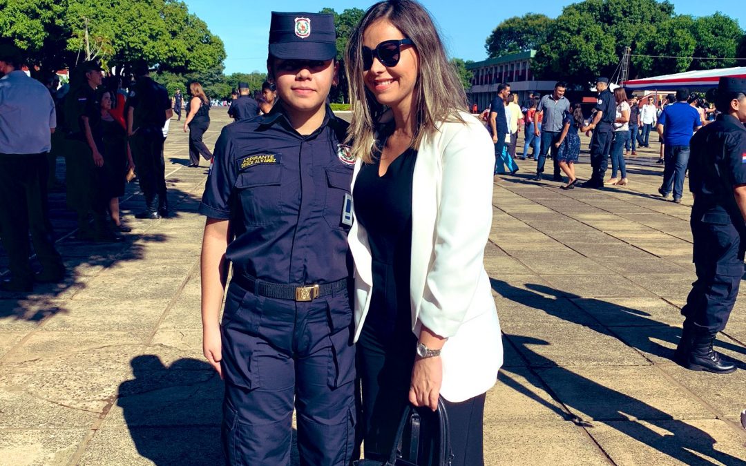 La felicidad de Liliana Alvarez por el logro de su hermana