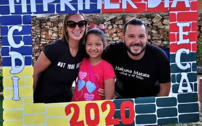 El primer día de clases la hija de José Ayala