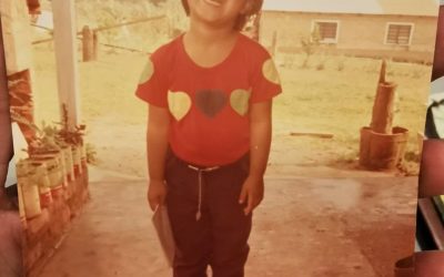 Yolanda mostró su infancia en fotos