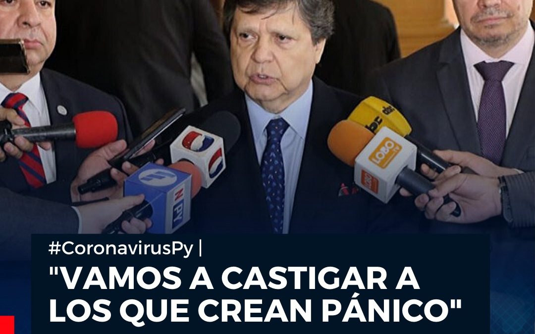 Ejecutivo anunció que perseguirán a los que transmitan noticias falsas