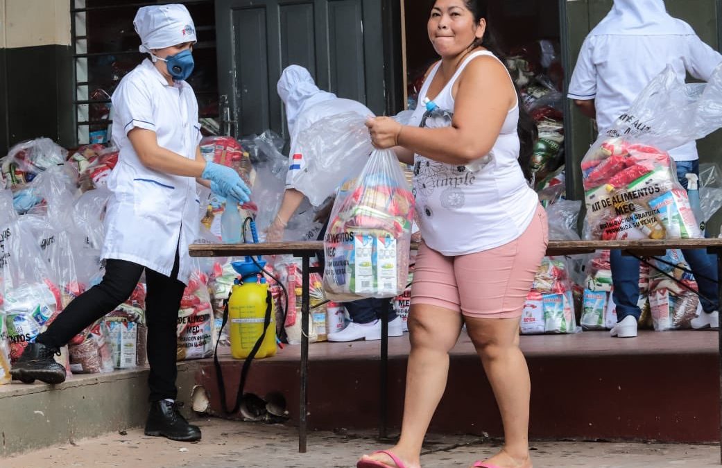 Kits de alimentos para alumnos serán entregados durante toda la cuarentena