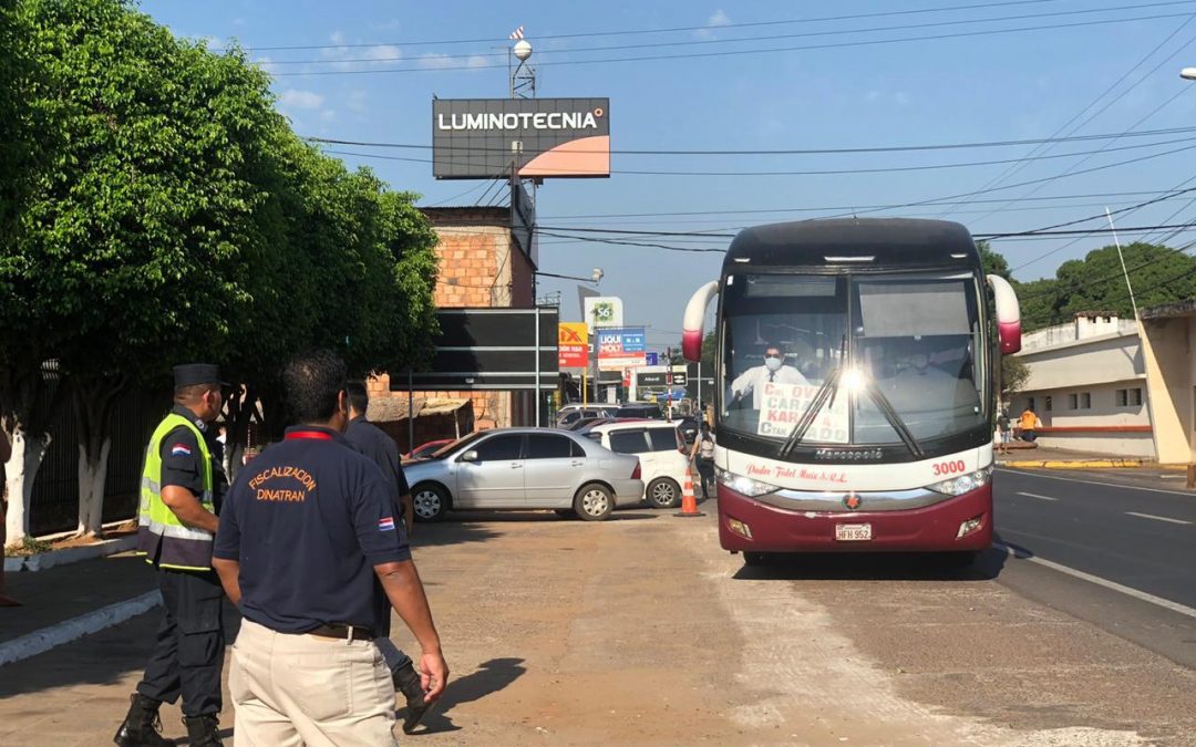 Dinatran suspende servicio de buses en Semana Santa