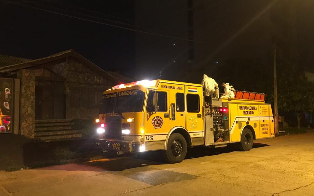 Suspendieron desinfección de calles en Lambaré