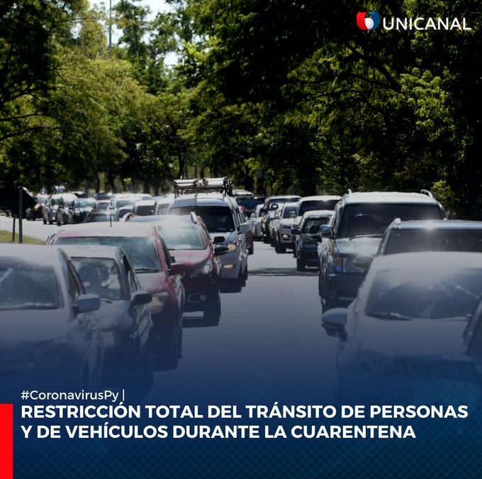 Tránsito totalmente restringido y deliverys con nuevo horario