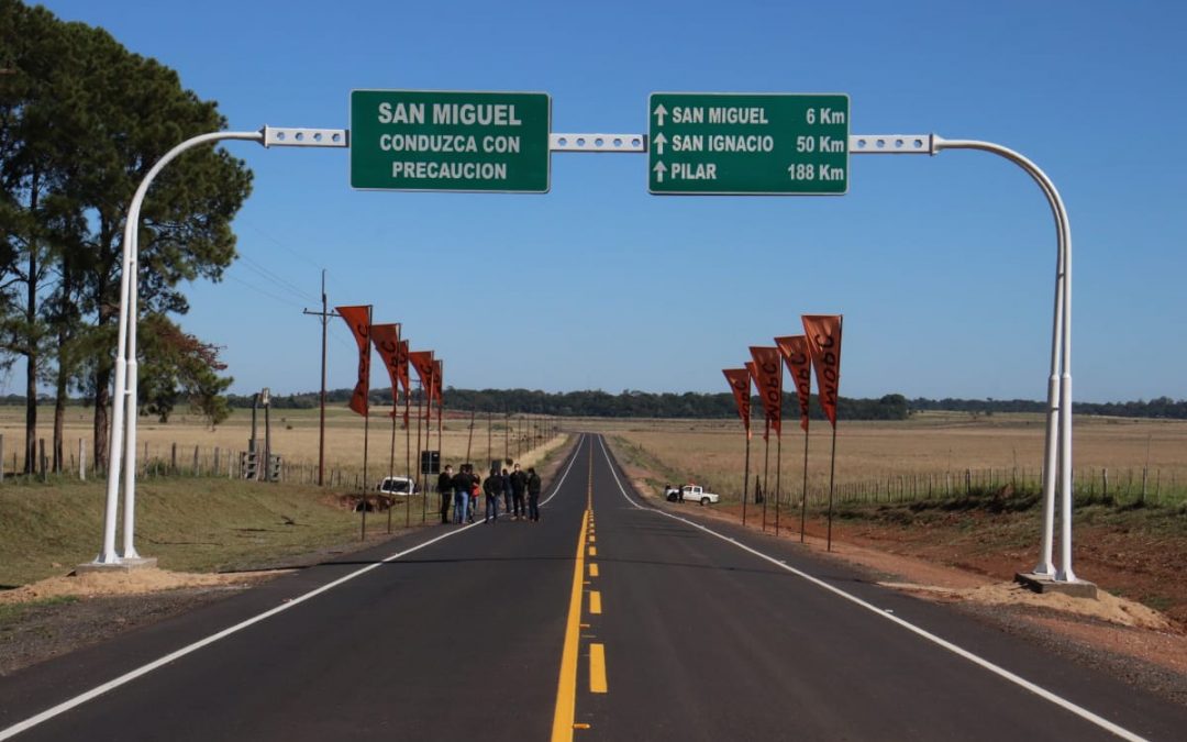 Gobierno inauguró nuevo tramo asfaltado en Misiones