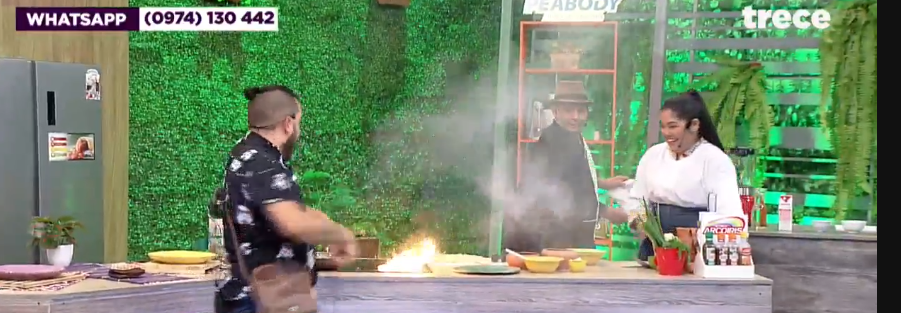 Incendio en Mucho Gusto: “Felizmente no quemamos todo el estudio”, dijo el chef