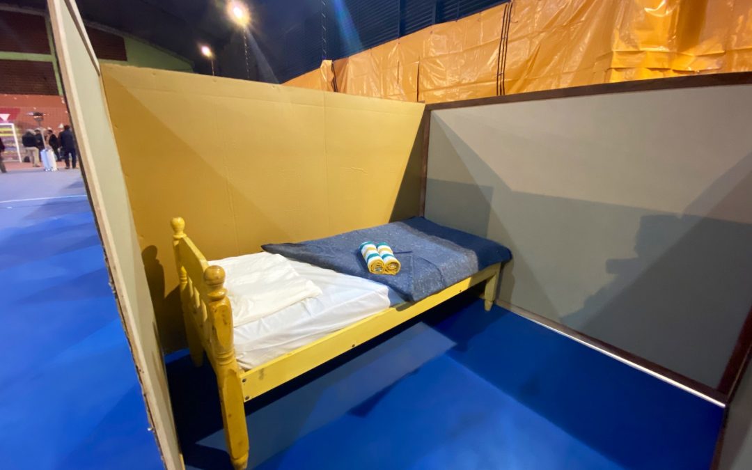 Cerca de 15 personas pasaron la noche en el refugio de la SEN