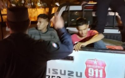 Tras persecución, presuntos asaltantes fueron detenidos en Mariano Roque Alonso