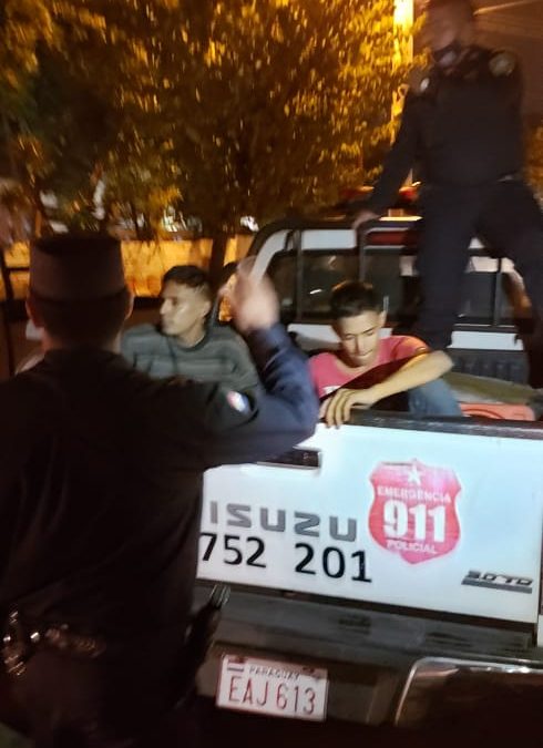 Tras persecución, presuntos asaltantes fueron detenidos en Mariano Roque Alonso