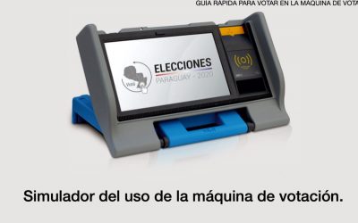 Justicia Electoral implementa un simulador para practicar el voto electrónico