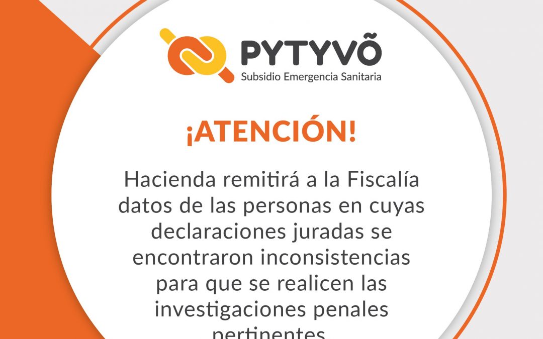 5 personas fueron imputadas por estafa, tras cobro ilegal del Programa Pytyvõ