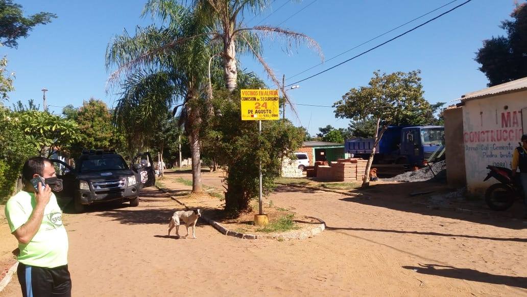 Asentamiento de Villeta está bloqueado por fuerzas policiales