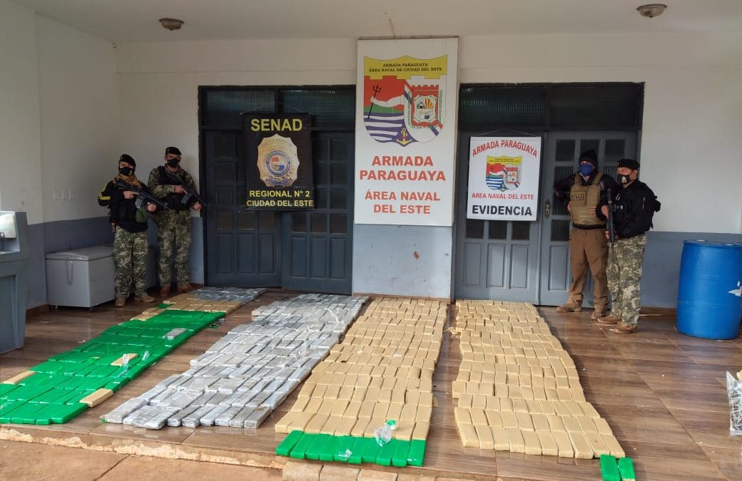Incautan casi media tonelada de marihuana en Ciudad del Este