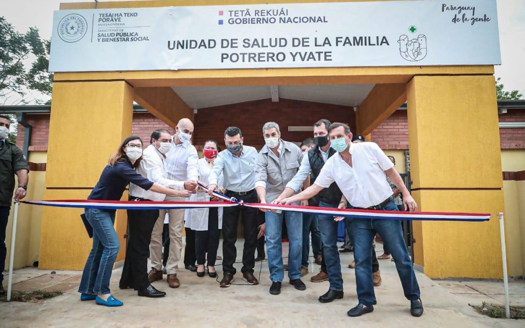 Gobierno inaugura USF y Unidad Sanitaria del IPS en San Pedro
