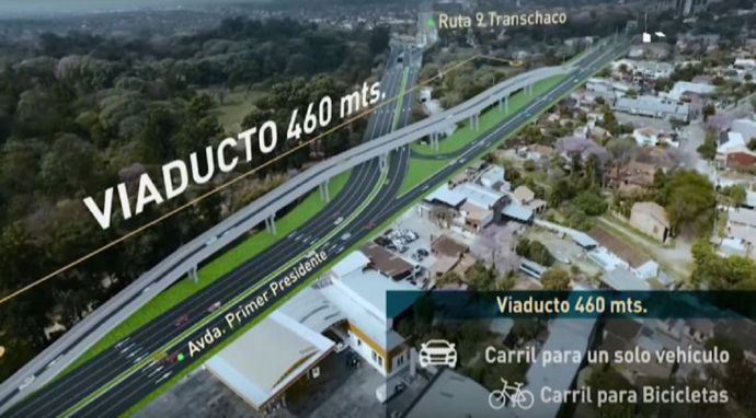 Obras del Corredor Vial Botánico presentan 50% de avance