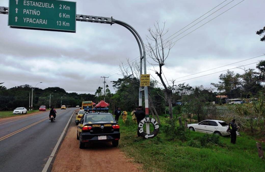 Trágico accidente en Areguá deja dos fallecidos y dos heridos de gravedad