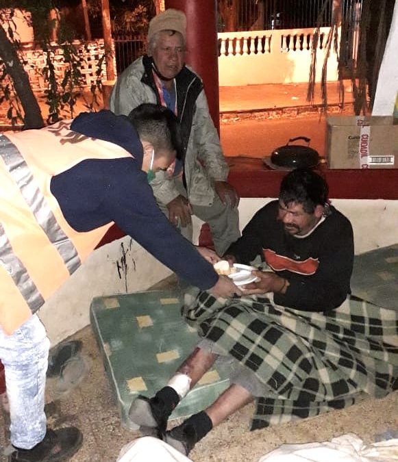 SEN asistió a más de 40 personas en una de las madrugadas más frías del año