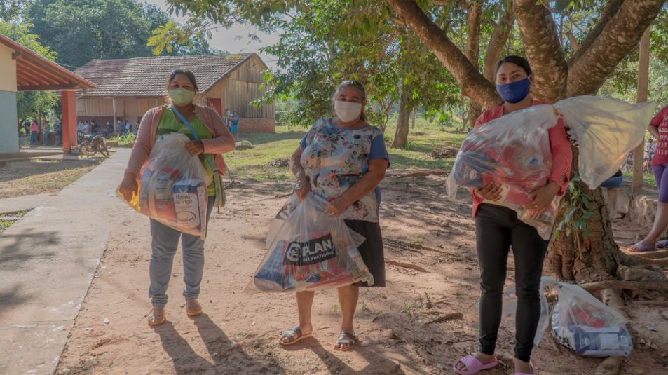 Plan Internacional entregó kits de alimentos y elementos de higiene a comunidades
