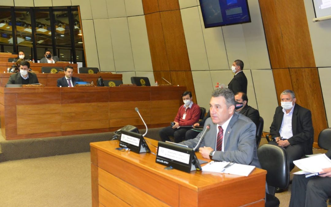 Titular de la ANDE compareció ante la Cámara de Diputados
