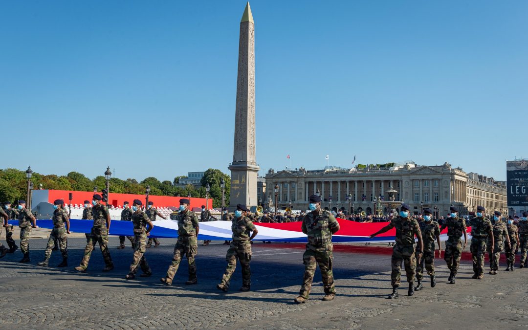 Francia conmemoró en modo Covid-19 la toma de la Bastilla