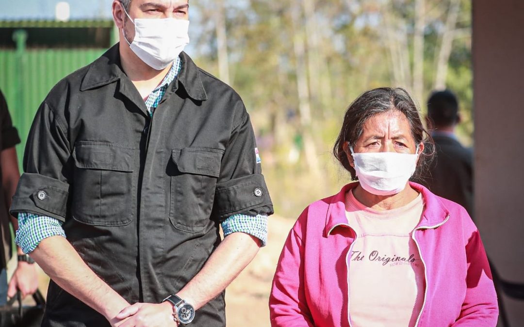 Abdo rindió homenaje a suboficial herido y a sus compañeros