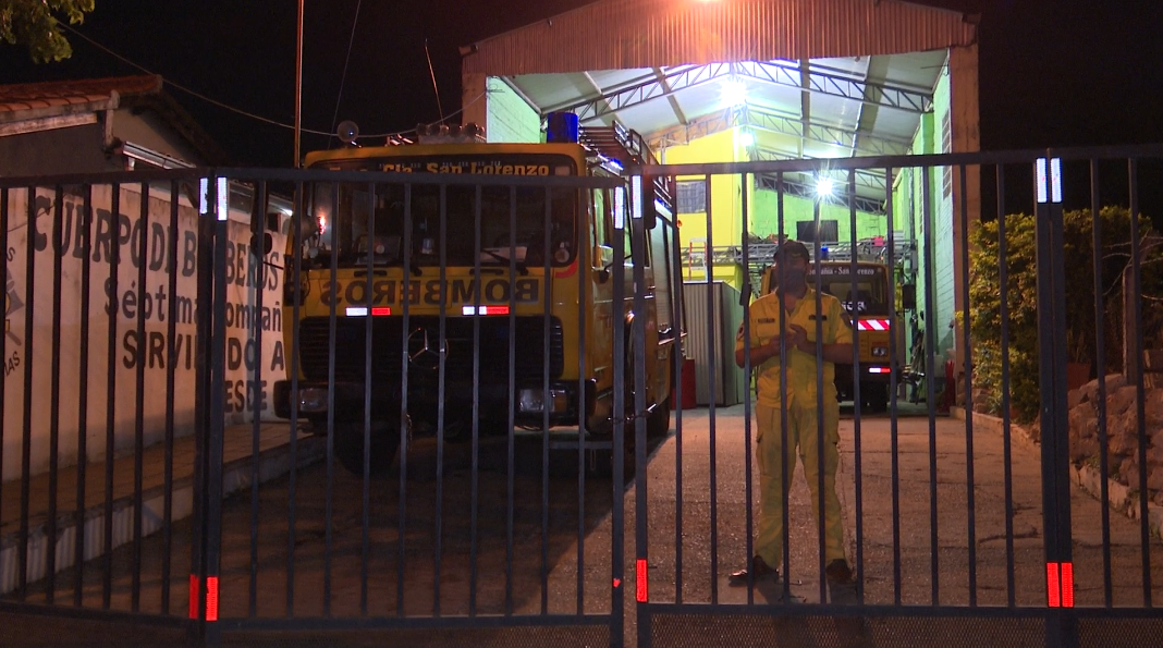 Cuartel de Bomberos de San Lorenzo va a cuarentena por caso de Covid-19