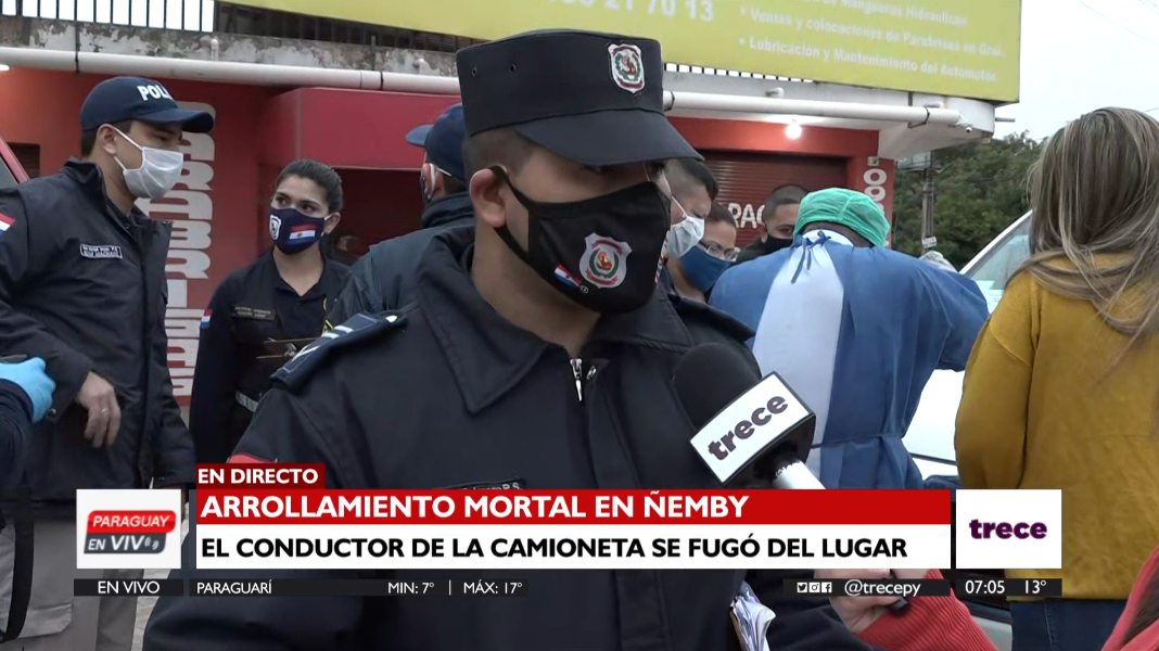 Arrollamiento fatal a septuagenario en Ñemby