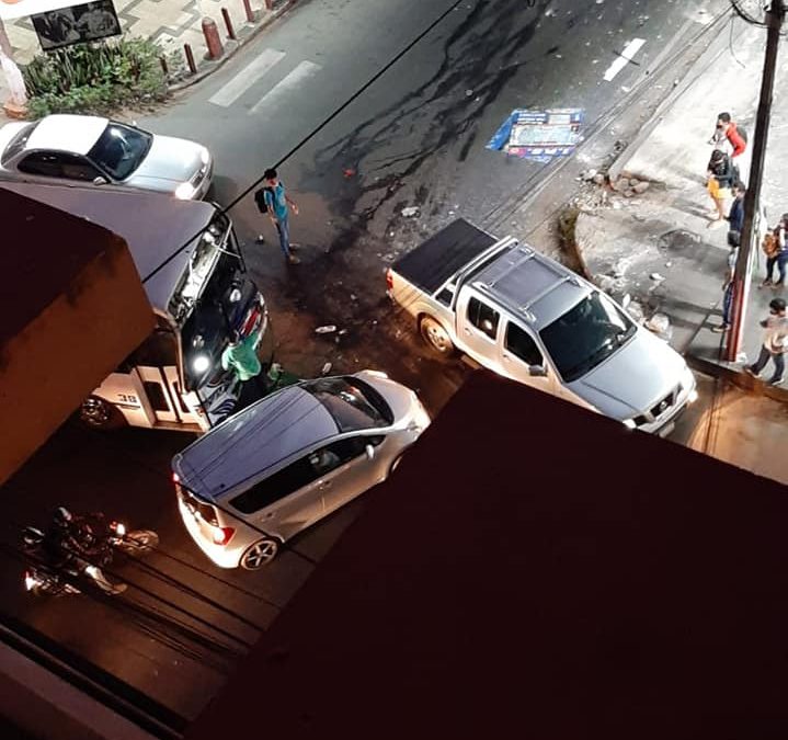 Choque de colectivos en San Lorenzo deja 11 pasajeros heridos