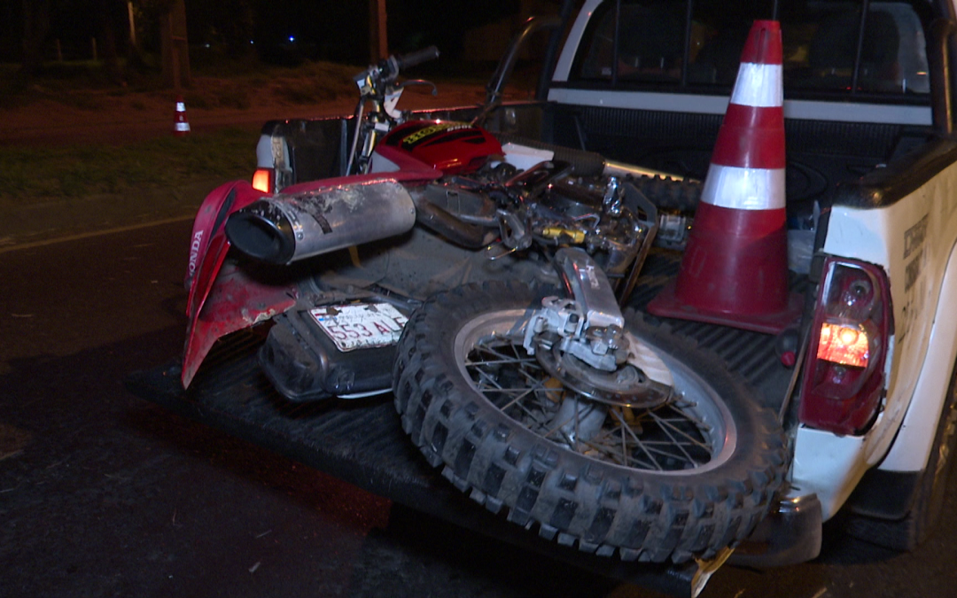Vuelco y caída en el viaducto Semidei