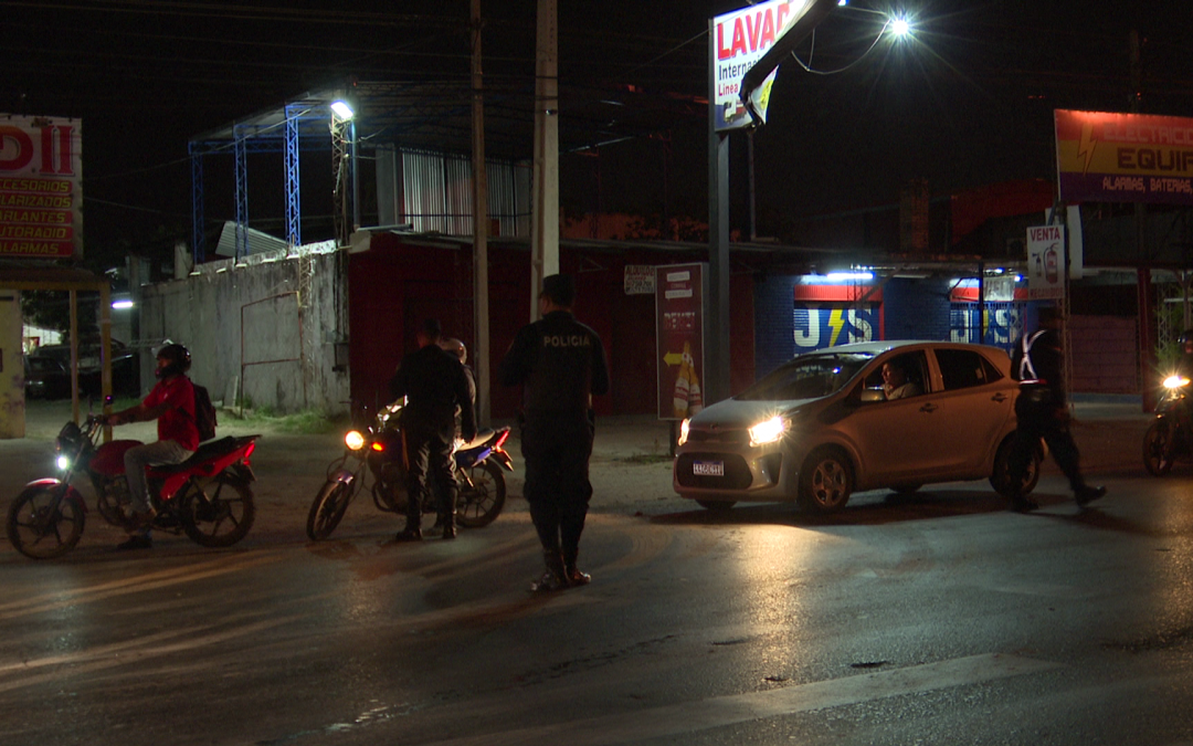 Intensifican controles en capital y Central mediante barreras móviles