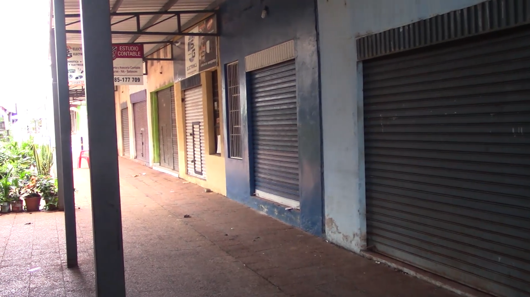 Solo 40% de los comercios de Encarnación opera actualmente