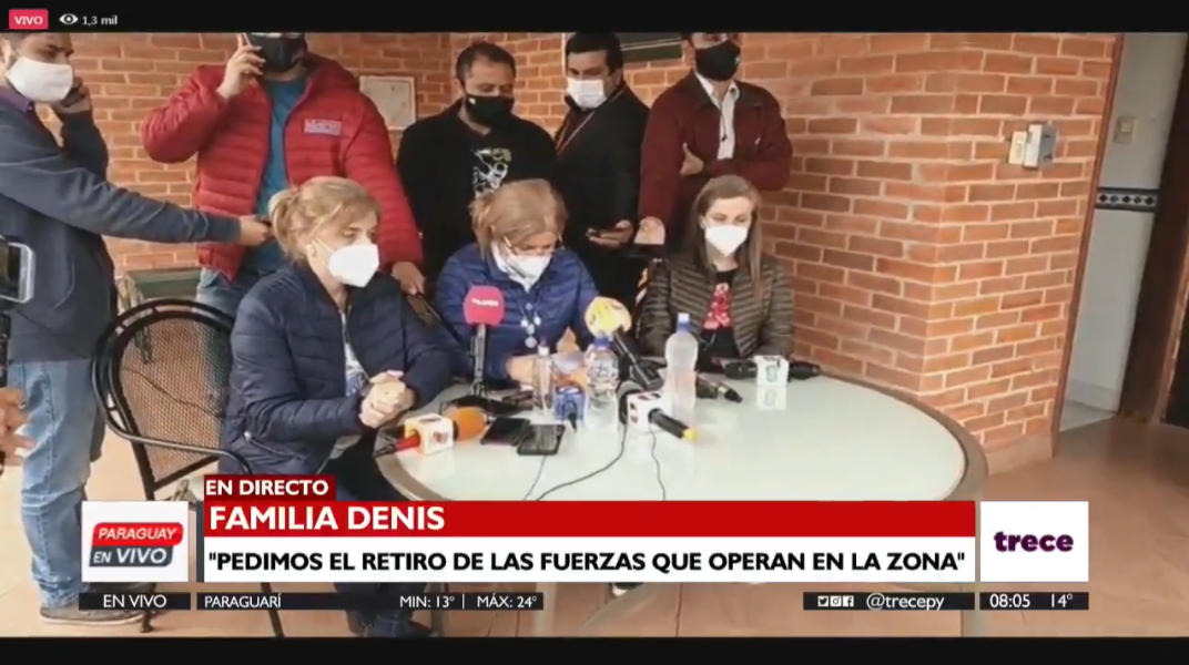 Beatriz Denis: “Pedimos el retiro de las fuerzas de la zona”