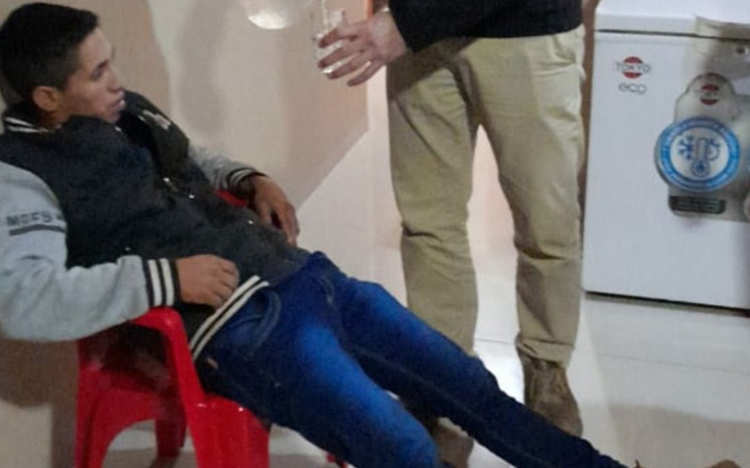 Adelio Mendoza fue dado de alta