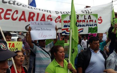 Anuncian movilización docente en rechazo al recorte presupuestario en educación