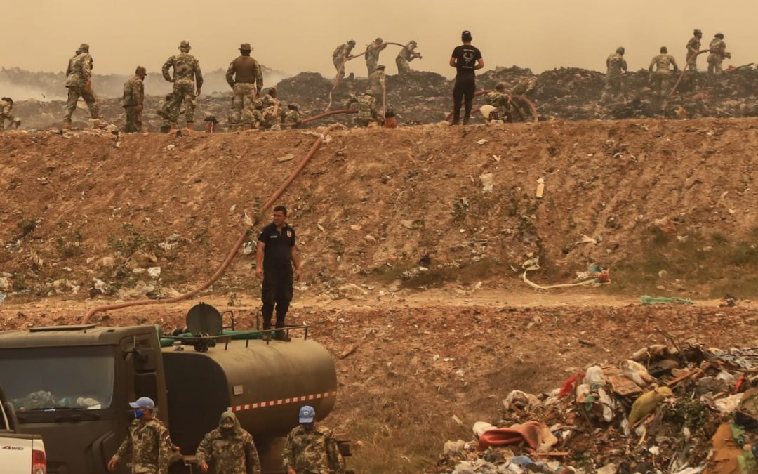 SEN asegura que todos los focos de incendio están siendo controlados