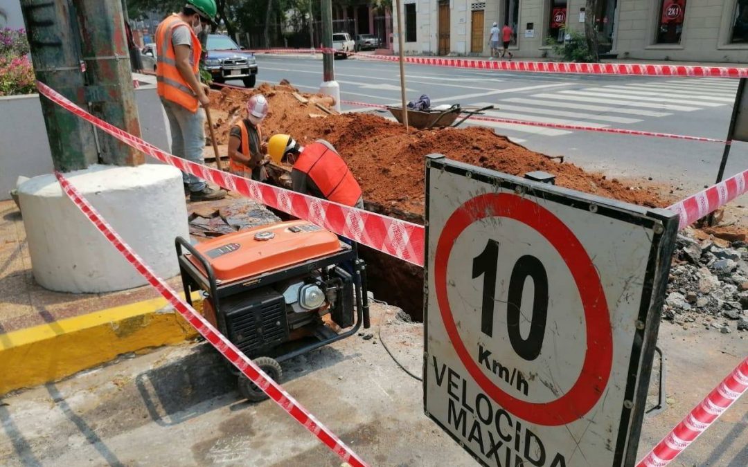 Desde mañana serán interrumpidas calles capitalinas para obras de desagüe cloacal
