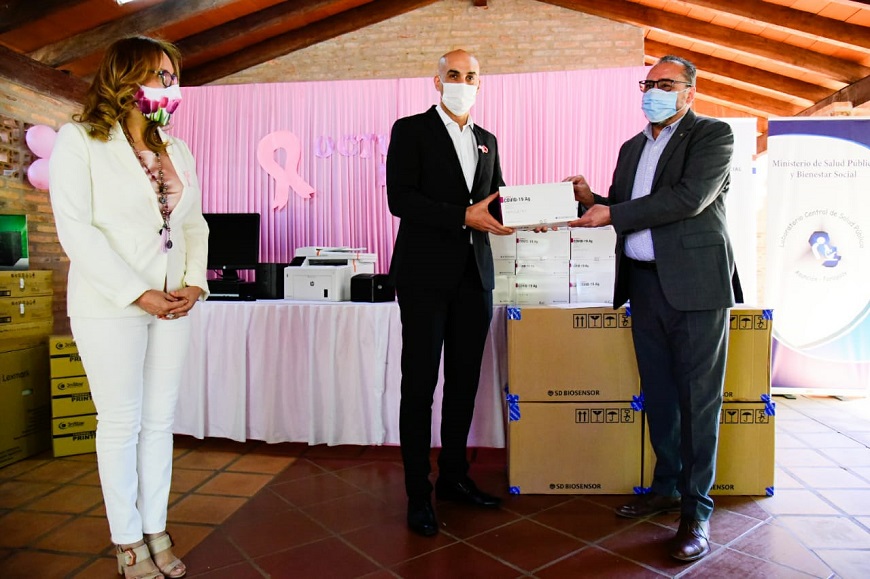 Llegaron al país 250.000 kits de detección rápida de Covid-19