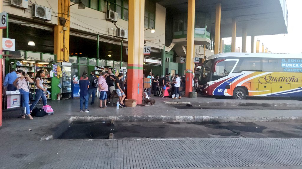 Terminal de Ómnibus: esperan que flujo de pasajeros aumente mañana
