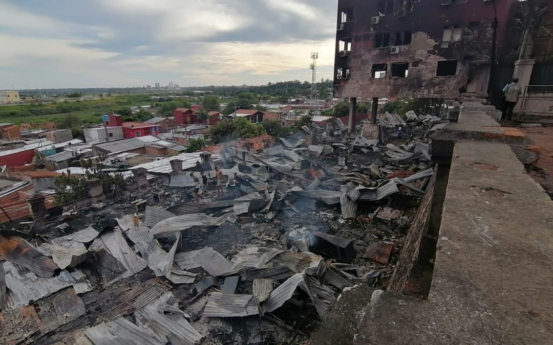 Bloque norte del Cabildo fue afectado por incendio en La Chacarita