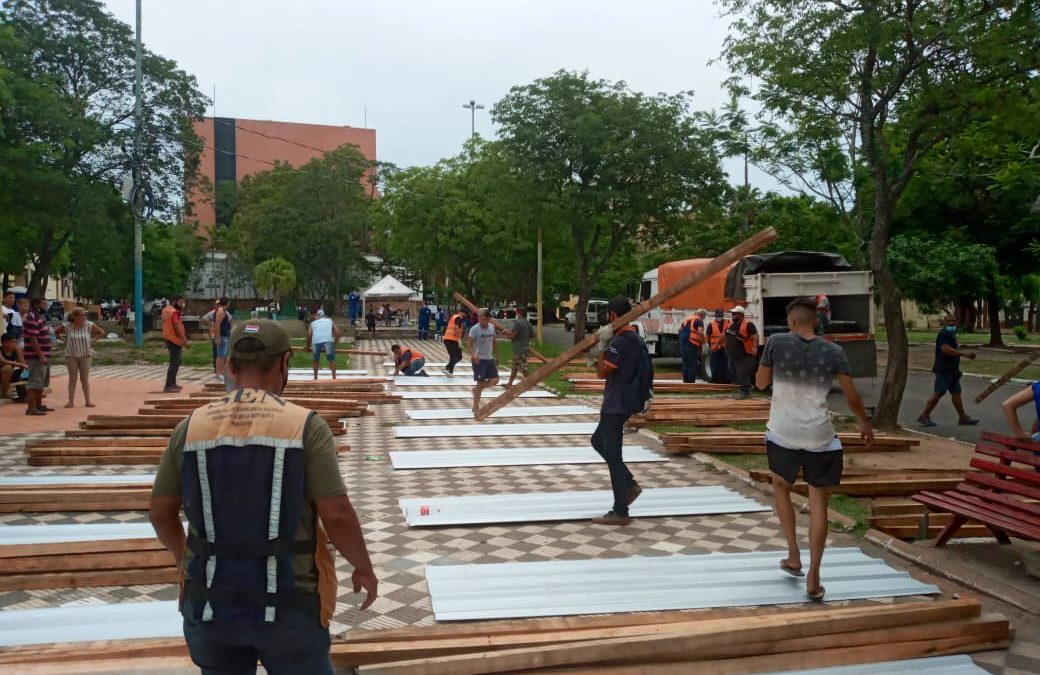 Incendio en La Chacarita: familias afectadas fueron asistidas por la SEN