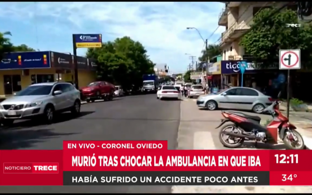 Hombre muere tras choque de ambulancia que lo trasladaba