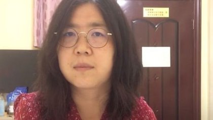 En China condenan a periodista que documentó el brote de covid-19 en Wuhan