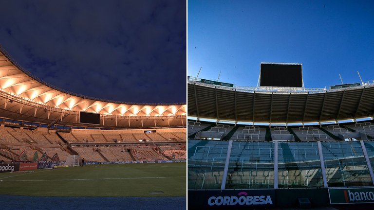Finales únicas: El Maracaná y el Kempes lucirán vacíos