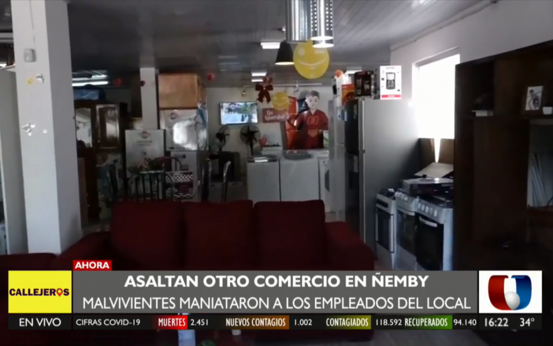Dos locales fueron asaltados en Ñemby
