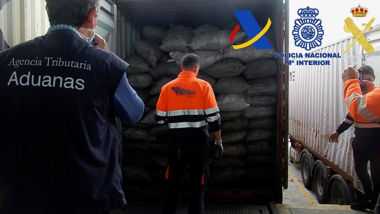 España: Incautan 2.065 kilos de cocaína procedente de Paraguay