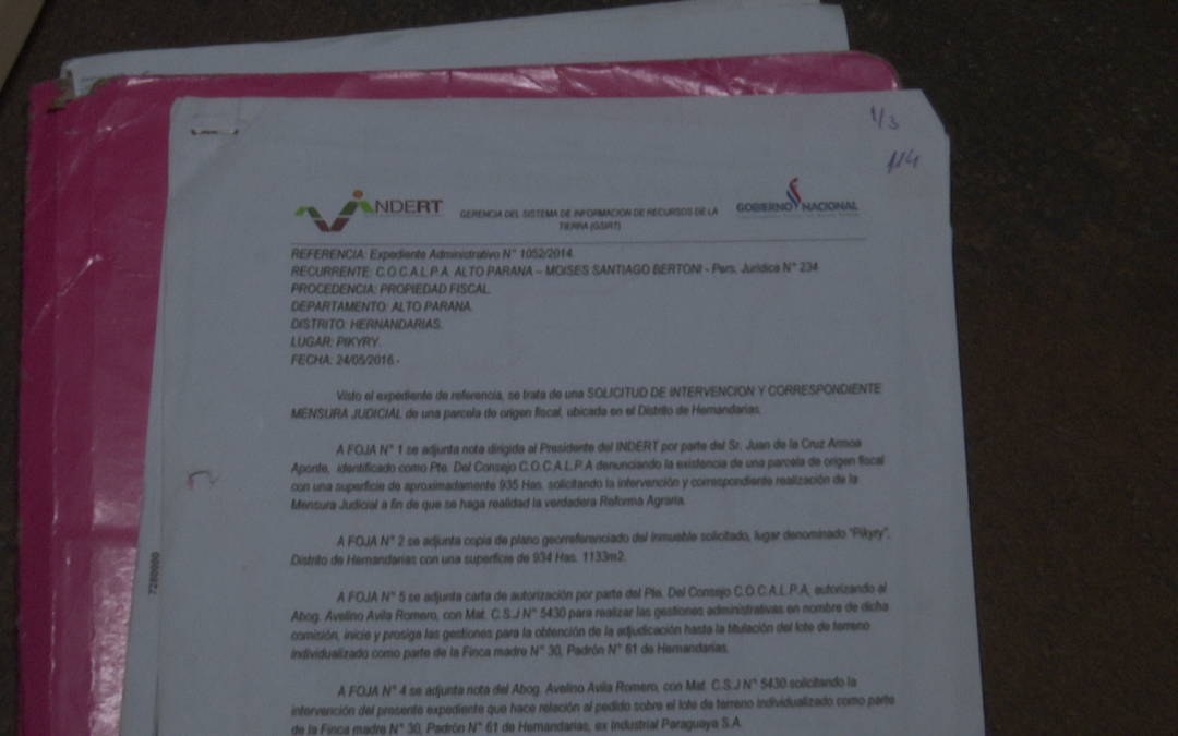 INDERT: esquema corrupto estaría beneficiando a brasileros y familias de policías