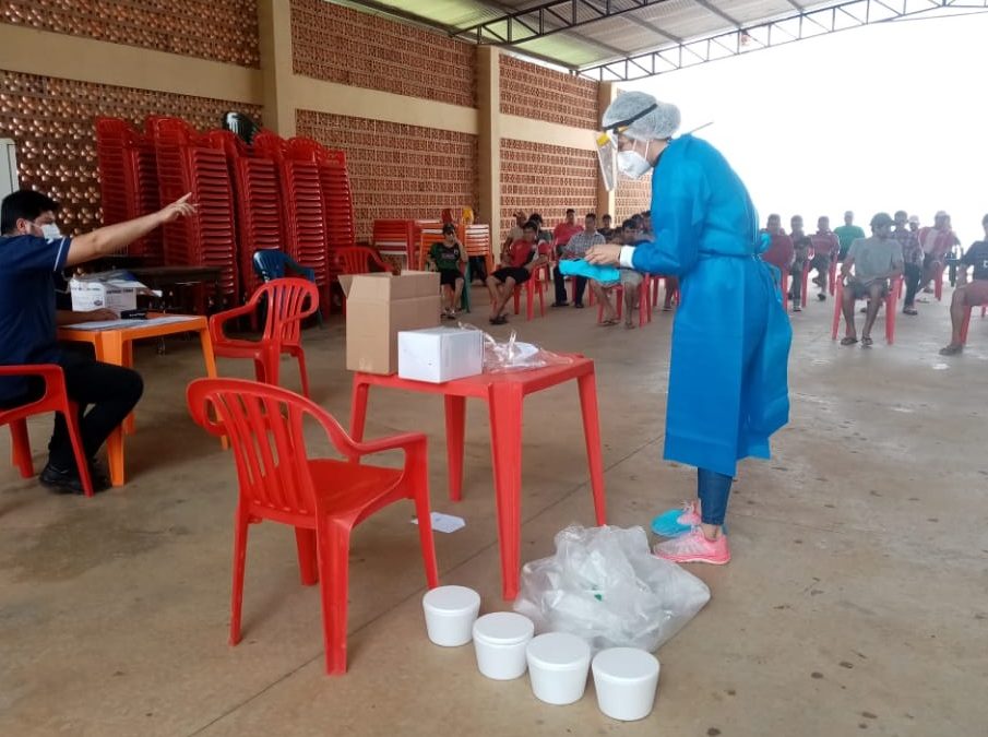 Covid-19: realizan más de 100 pruebas a la población penitenciaria de Coronel Oviedo