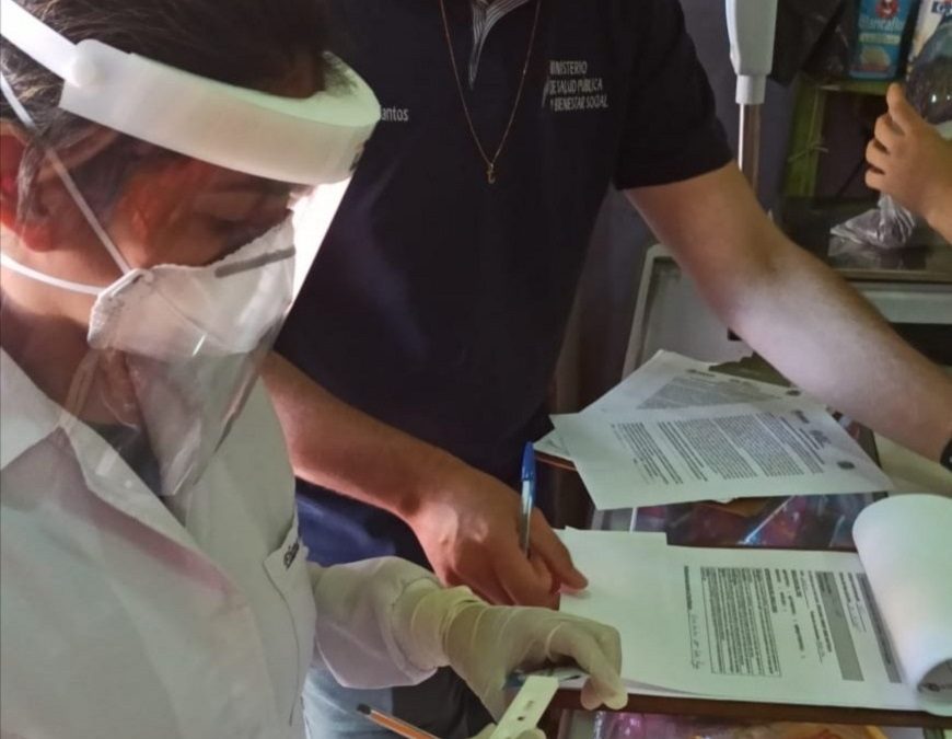 Covid-19: realizan test de seroprevalencia en Limpio y Mariano Roque Alonso