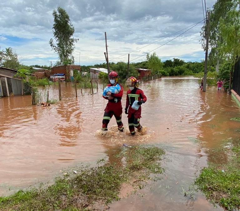 Capiatá: temporal causó inundaciones, choques y dejó una víctima fatal