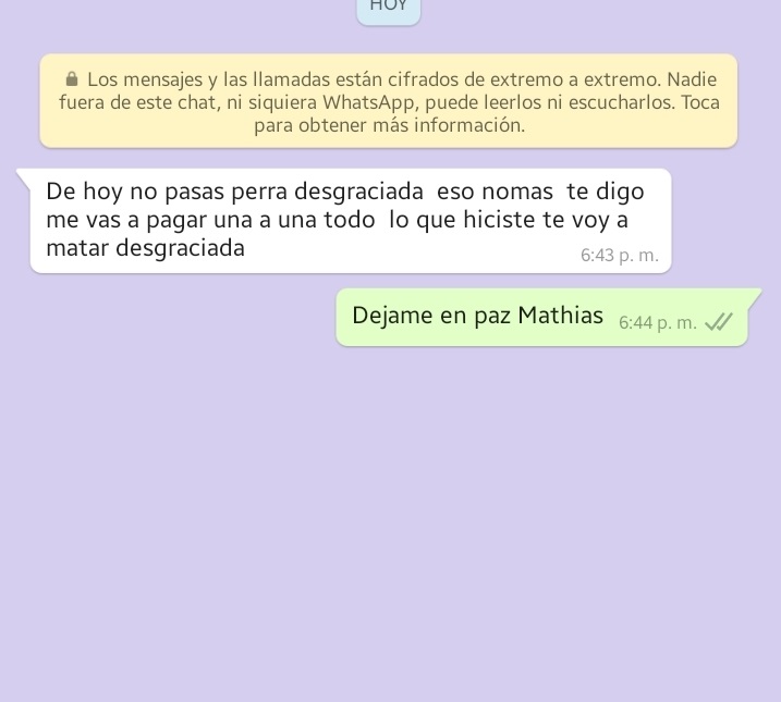 Una mujer fue amenazada con ser descuartizada por su expareja